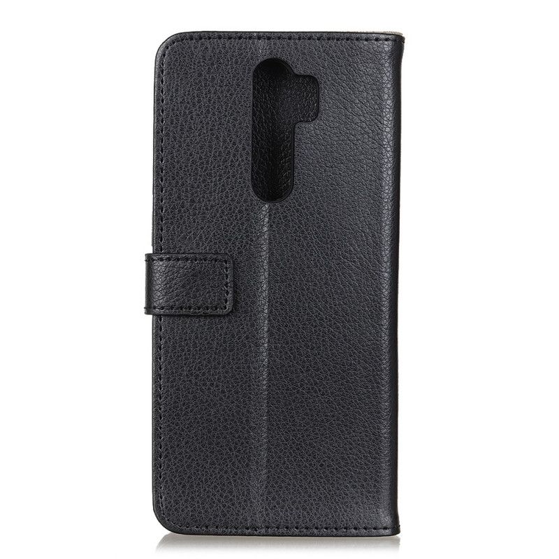 Flip Case Xiaomi Redmi 9 Punainen Musta Kuvioitu Litsi