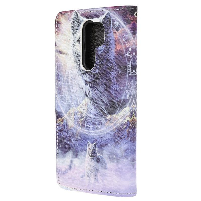 Flip Case Xiaomi Redmi 9 Susi Talvella Remmi