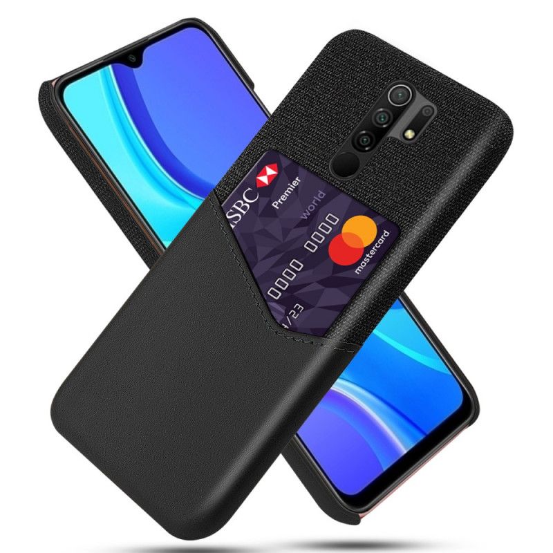 Kuori Xiaomi Redmi 9 Harmaa Musta Ksq-Kortin Haltija