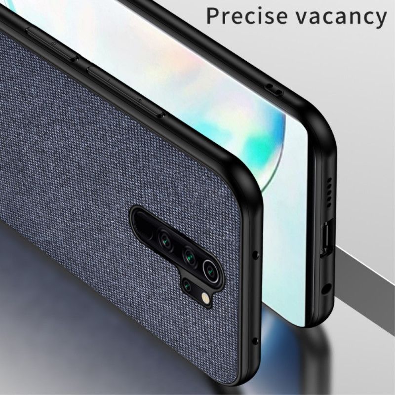 Kuori Xiaomi Redmi 9 Harmaa Musta Tekonahkainen Purutekstiili