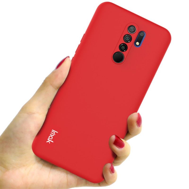 Kuori Xiaomi Redmi 9 Punainen Musta Imak Uc-2 -Sarjan Kaatovärit Suojakuori