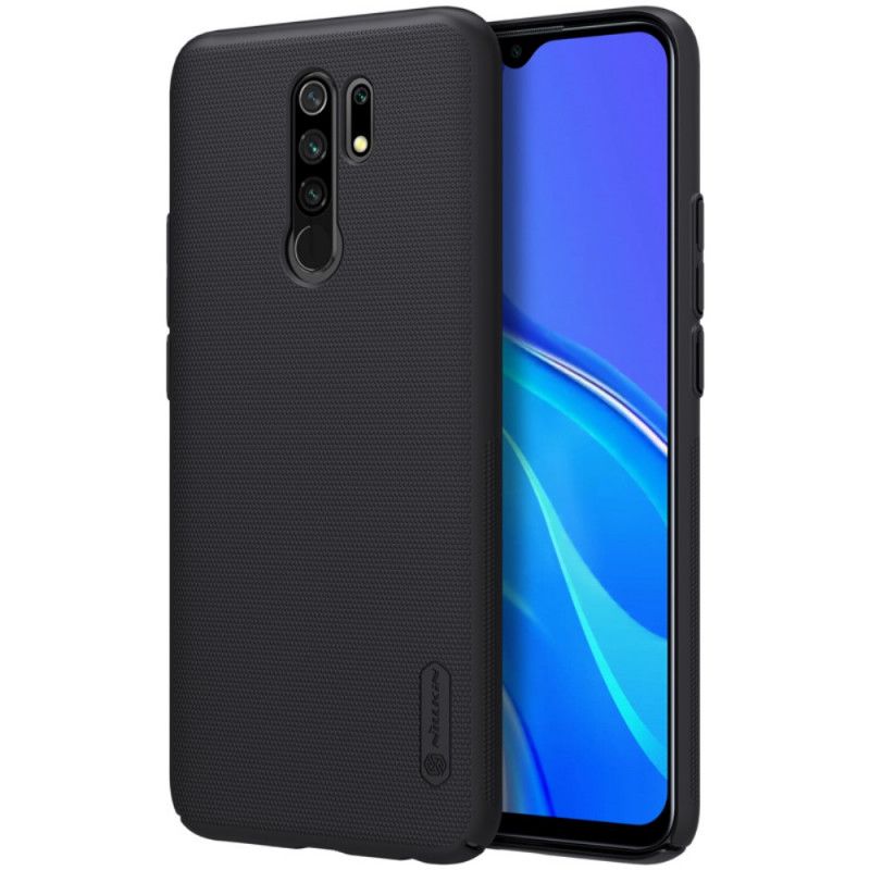 Kuori Xiaomi Redmi 9 Punainen Musta Jäykkä Himmeä Nillkin