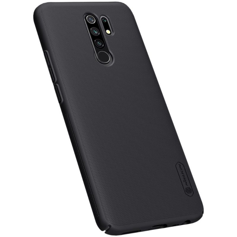 Kuori Xiaomi Redmi 9 Punainen Musta Jäykkä Himmeä Nillkin