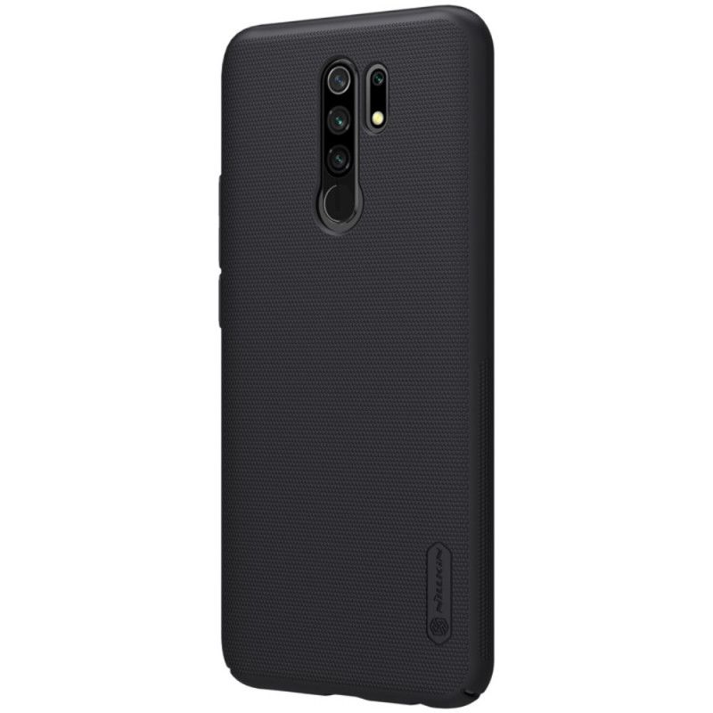 Kuori Xiaomi Redmi 9 Punainen Musta Jäykkä Himmeä Nillkin