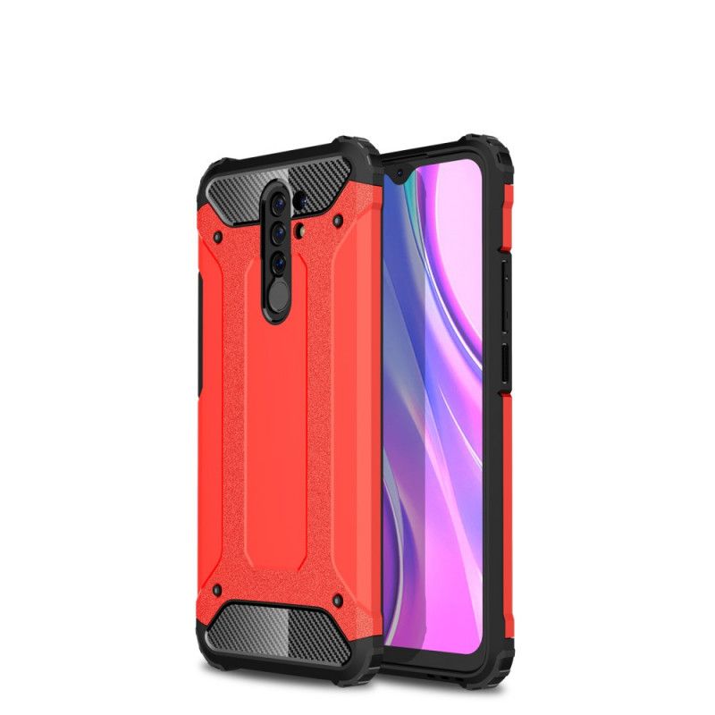 Kuori Xiaomi Redmi 9 Punainen Musta Perhe