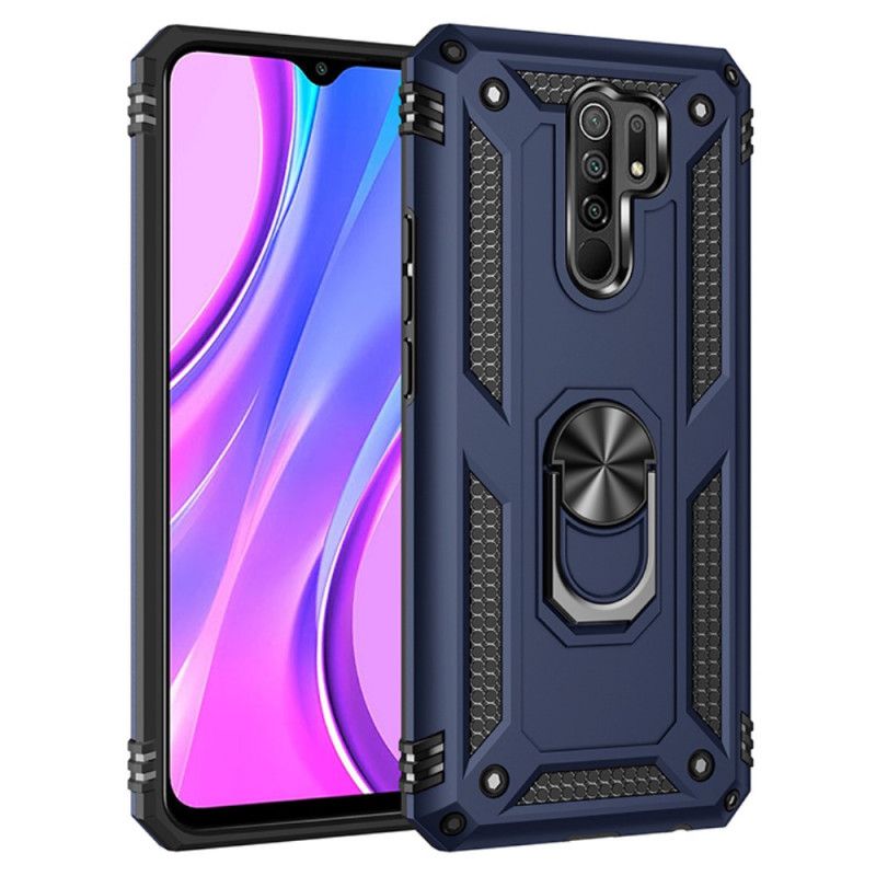 Kuori Xiaomi Redmi 9 Punainen Musta Premium-Rengas