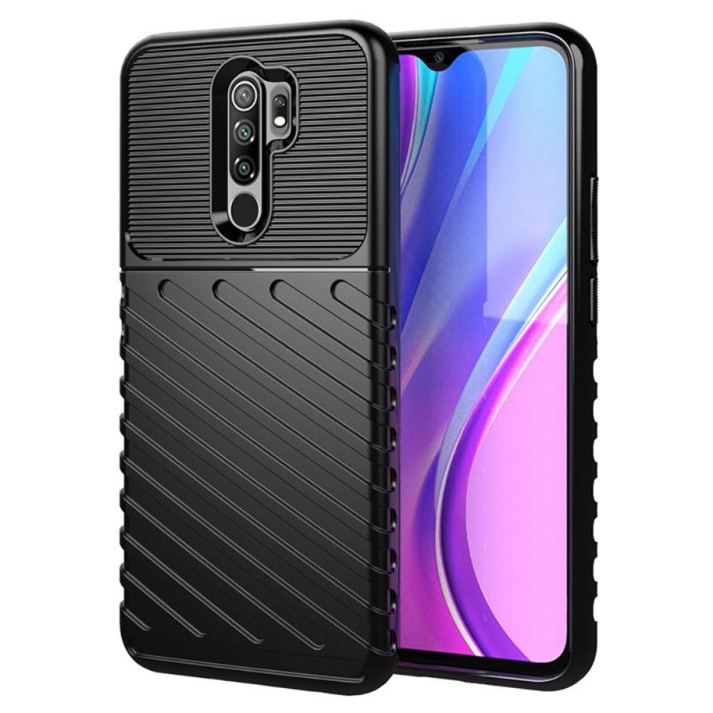 Kuori Xiaomi Redmi 9 Vihreä Musta Ukkosarja