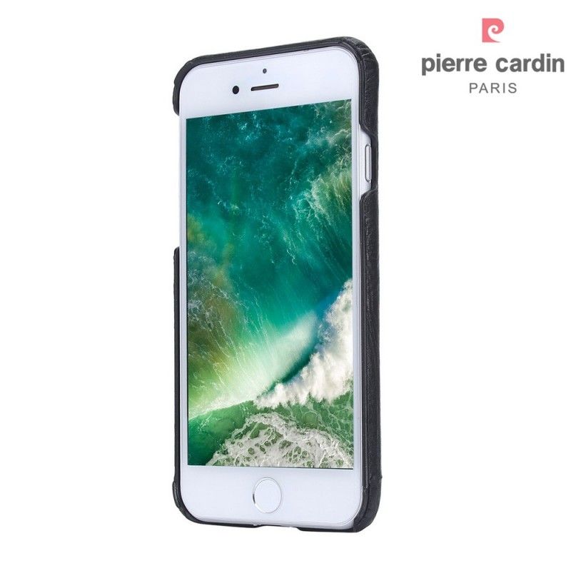 Kuori iPhone 7 / 8 / SE 2 Vaaleanruskea Harmaa Pierre Cardin Nahka Suojakuori