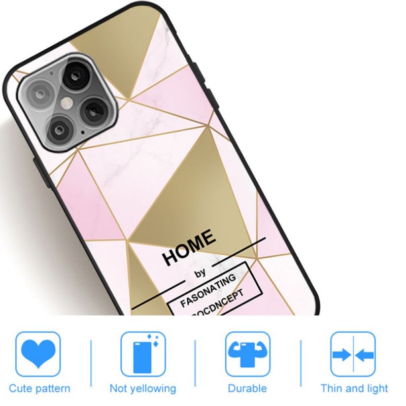 Case Kuoret iPhone 12 Mini Harmaa Musta Puhelinkuoret Tyylitelty Marmori