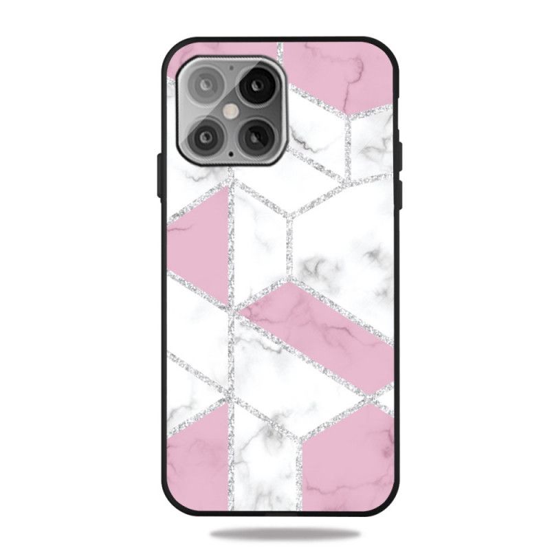 Case Kuoret iPhone 12 Mini Harmaa Musta Puhelinkuoret Tyylitelty Marmori