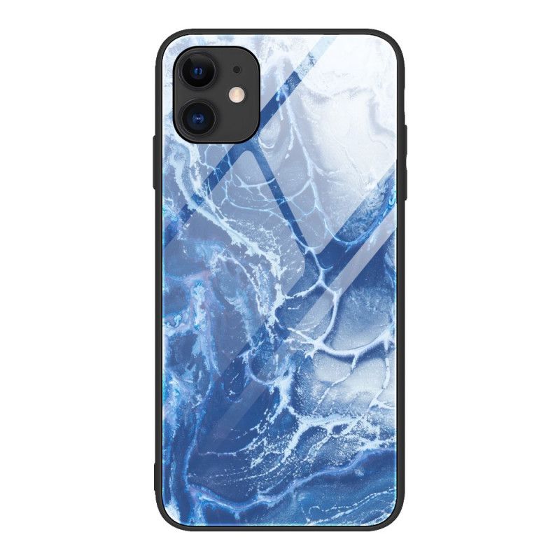 Case Kuoret iPhone 12 Mini Vaaleanpunainen Musta Puhelinkuoret Karkaistun Lasin Värit