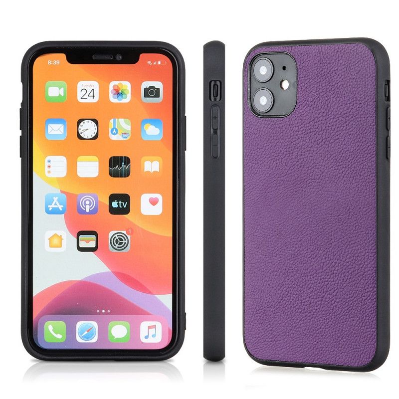 Case Kuoret iPhone 12 Mini Vihreä Musta Puhelinkuoret Aitoa Nahkaa