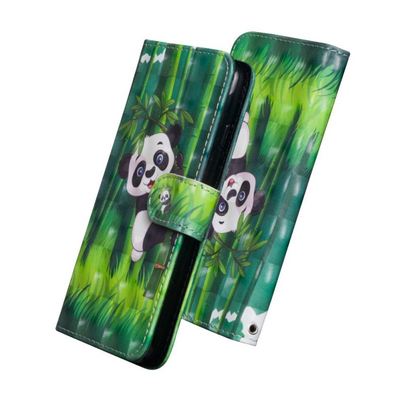 Kotelot iPhone 12 Mini Panda Ja Bambu