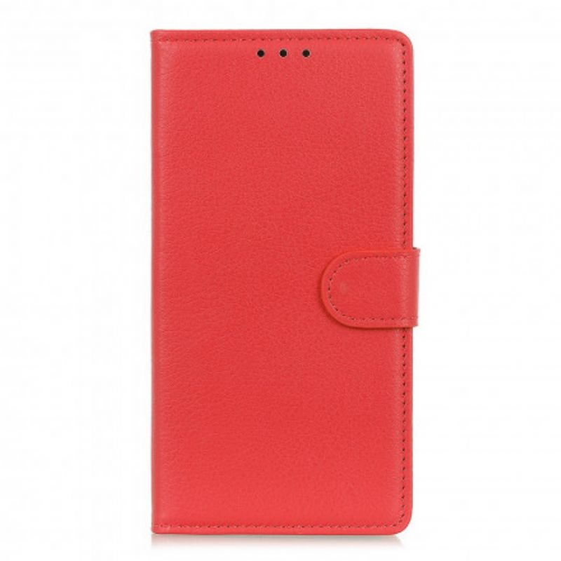 Flip Kotelot Xiaomi Mi 11 Ultra Classic Litchi Faux Leather Suojakuori