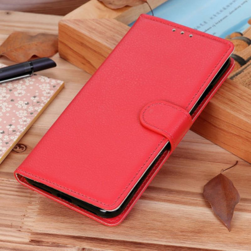 Flip Kotelot Xiaomi Mi 11 Ultra Classic Litchi Faux Leather Suojakuori