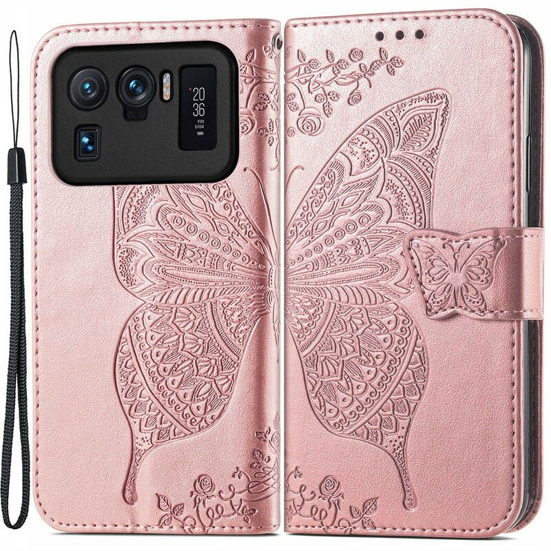 Flip Kotelot Xiaomi Mi 11 Ultra Half Butterflies