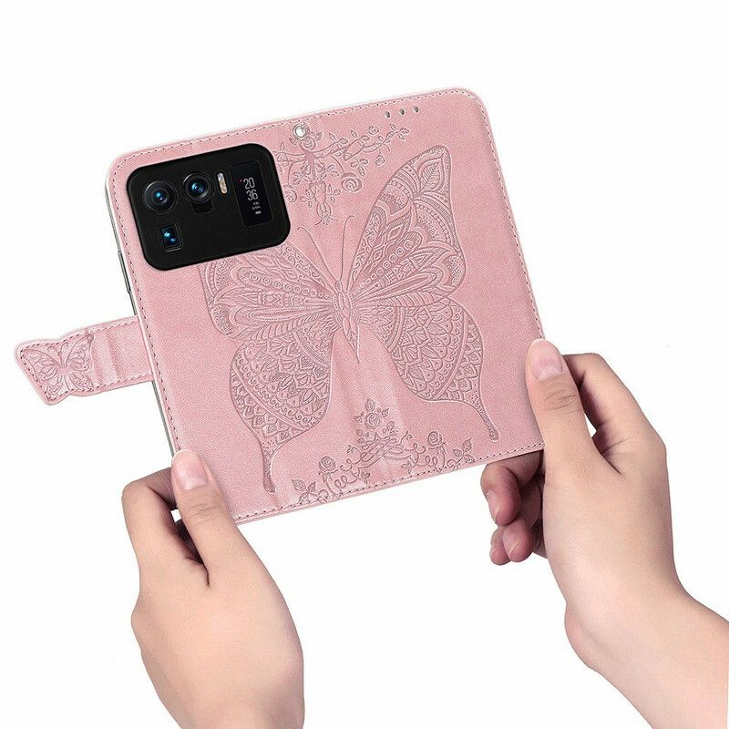 Flip Kotelot Xiaomi Mi 11 Ultra Half Butterflies