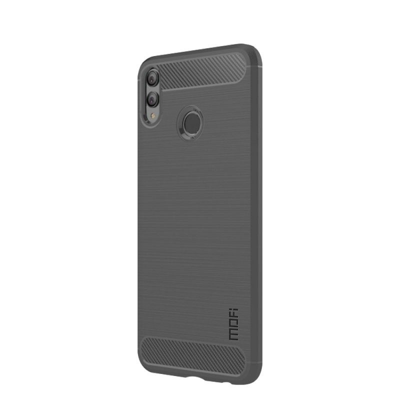 Kuori Honor 8X Harmaa Musta Harjattu Hiilikuitu Suojakuori