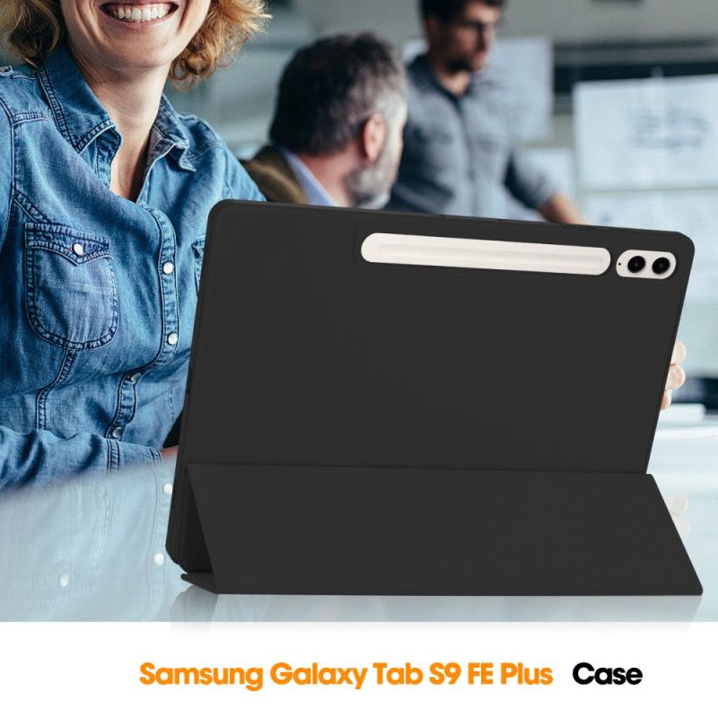 Samsung Galaxy Tab S9 Fe Plus Keinonahkainen Kynäkotelo