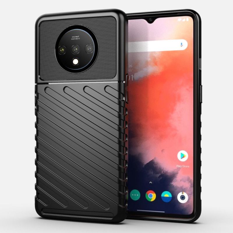 Case Kuoret OnePlus 7T Vihreä Musta Puhelinkuoret Ukkosarja