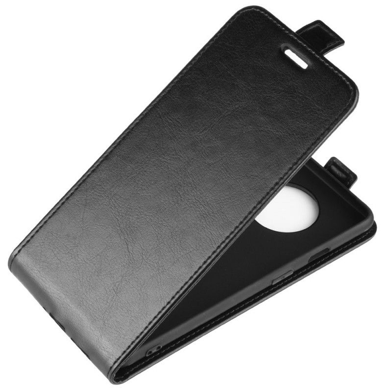 Flip Case OnePlus 7T Valkoinen Musta Taitettava