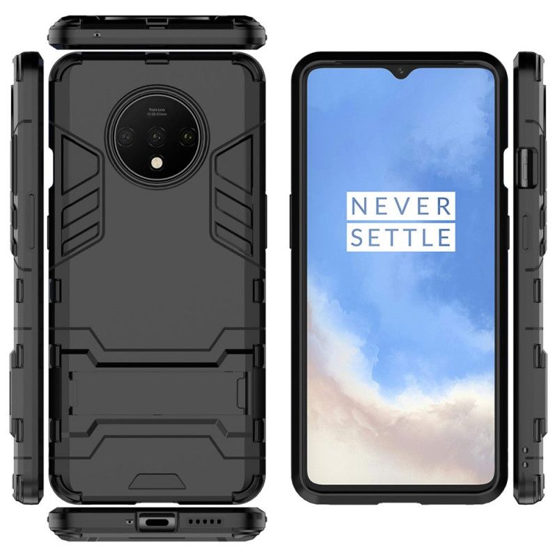 Kuori OnePlus 7T Punainen Musta Erittäin Kestävä Tuella Suojakuori