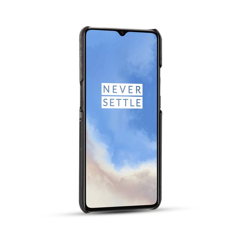 Kuori OnePlus 7T Punainen Musta Kankaan Aukko