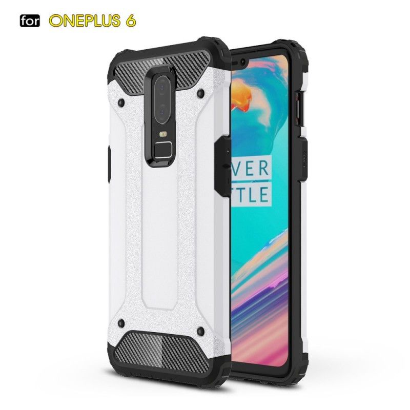 Case Kuoret OnePlus 6 Punainen Musta Puhelinkuoret Perhe