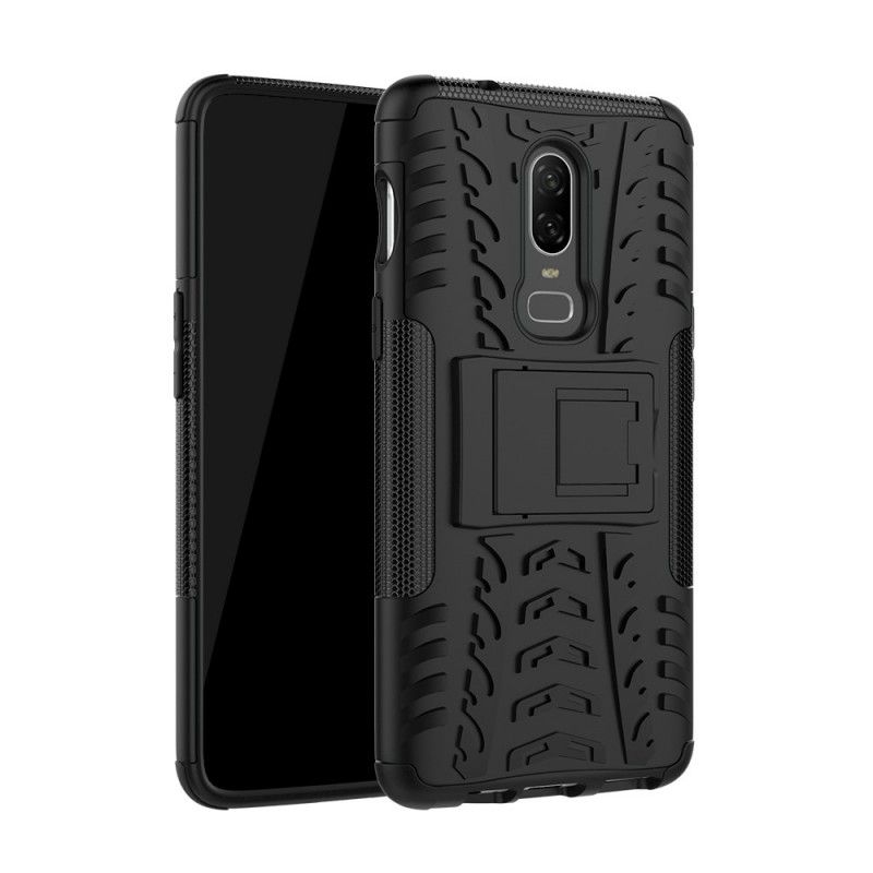 Kuori OnePlus 6 Harmaa Musta Erittäin Kestävä