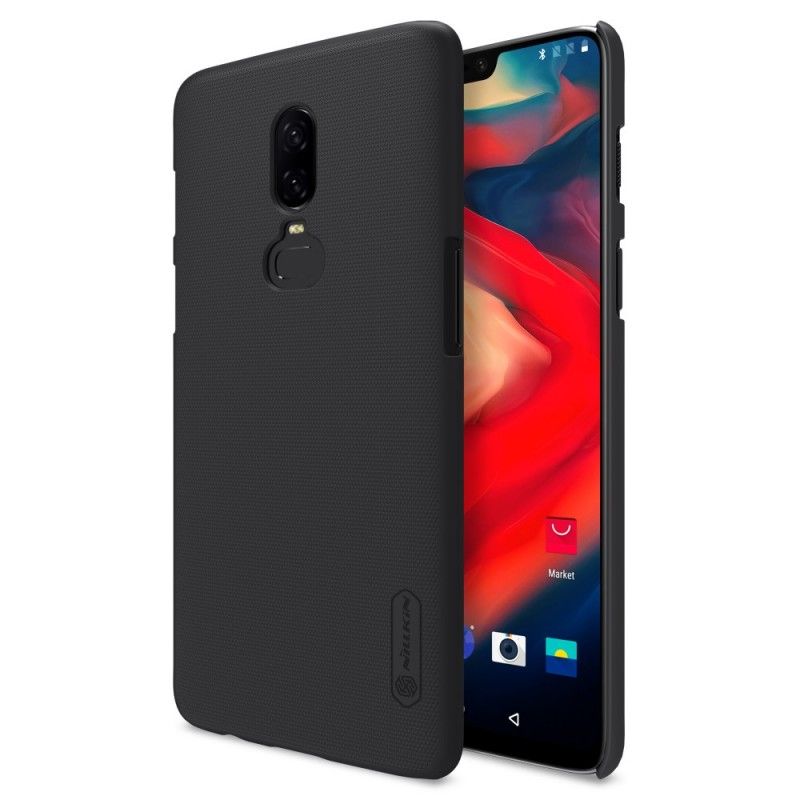 Kuori OnePlus 6 Musta Jäykkä Himmeä Nillkin