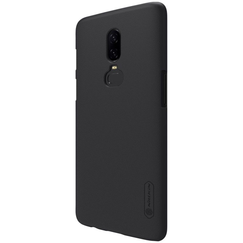 Kuori OnePlus 6 Musta Jäykkä Himmeä Nillkin