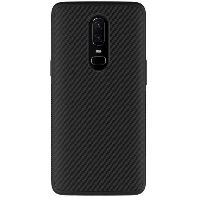 Kuori OnePlus 6 Nillkin-Synteettikuitu Ja Magneettikalvo