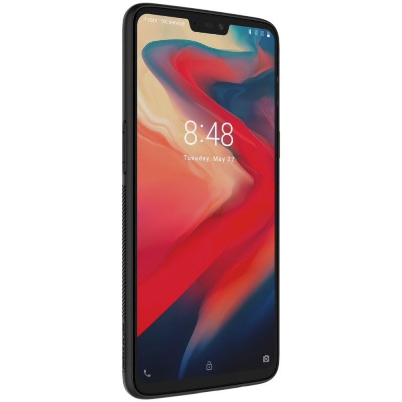 Kuori OnePlus 6 Nillkin-Synteettikuitu Ja Magneettikalvo