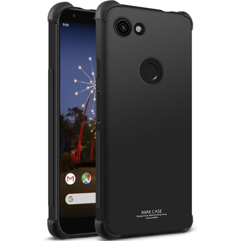 Kuori Google Pixel 3A XL Harmaa Musta Imak Silkkinen