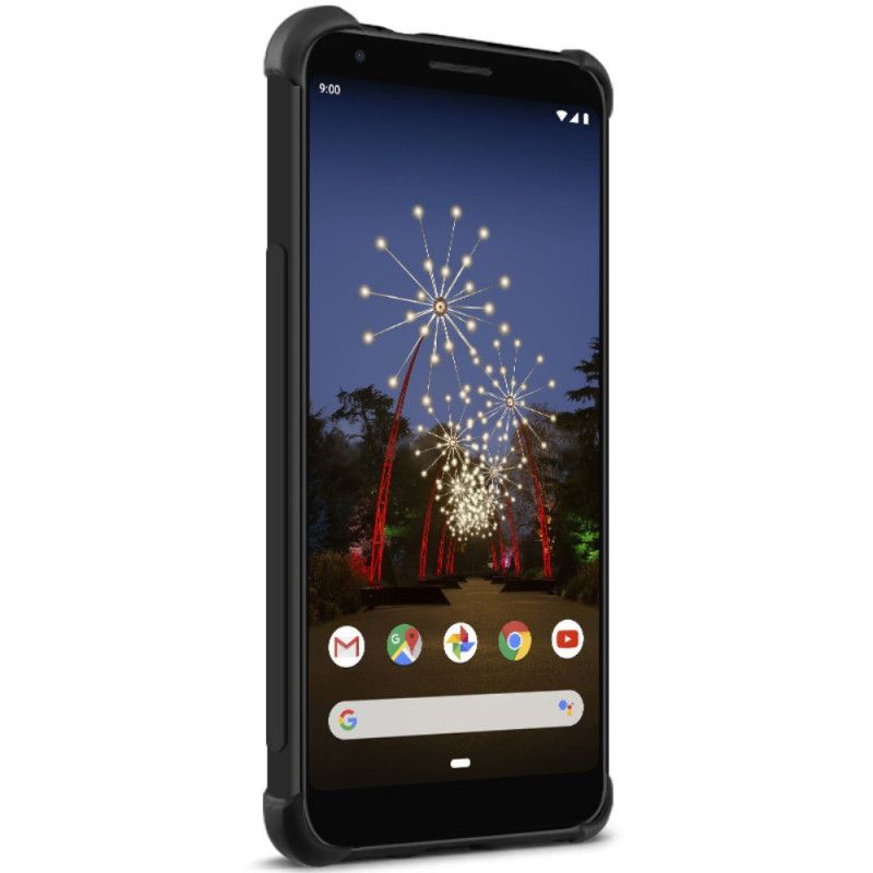 Kuori Google Pixel 3A XL Harmaa Musta Imak Silkkinen