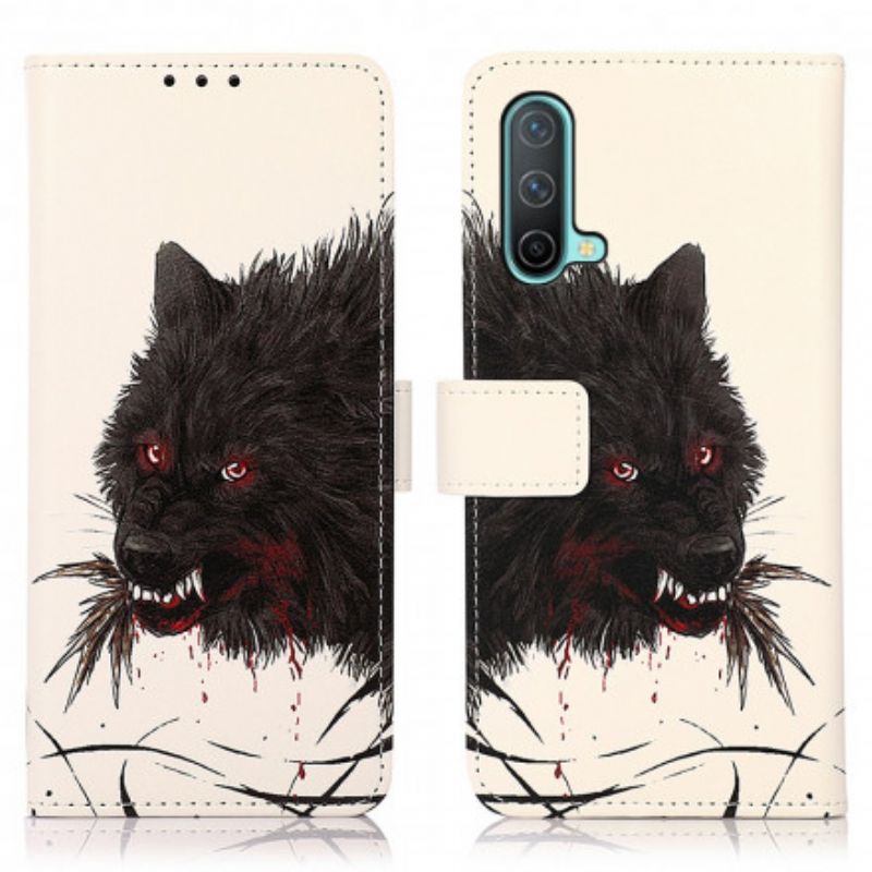 Flip Kotelot Oneplus Nord Ce 5g Hungry Wolf