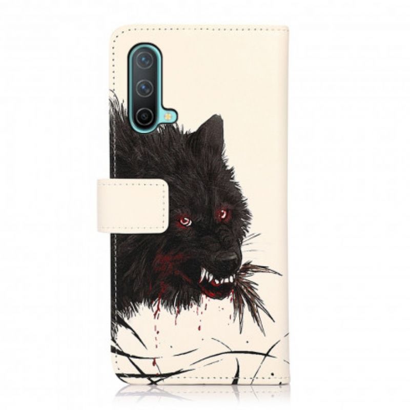 Flip Kotelot Oneplus Nord Ce 5g Hungry Wolf