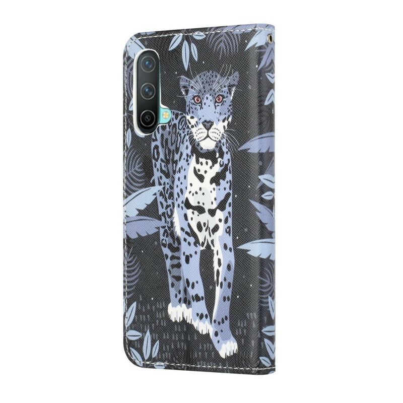 Flip Kotelot Oneplus Nord Ce 5g Leopard Strappy