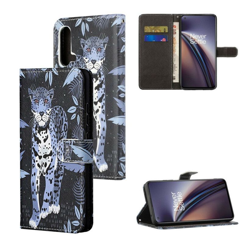 Flip Kotelot Oneplus Nord Ce 5g Leopard Strappy