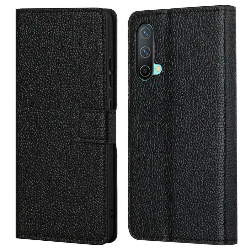 Flip Kotelot Oneplus Nord Ce 5g Litchi Grain Leather Effect Suojakuori