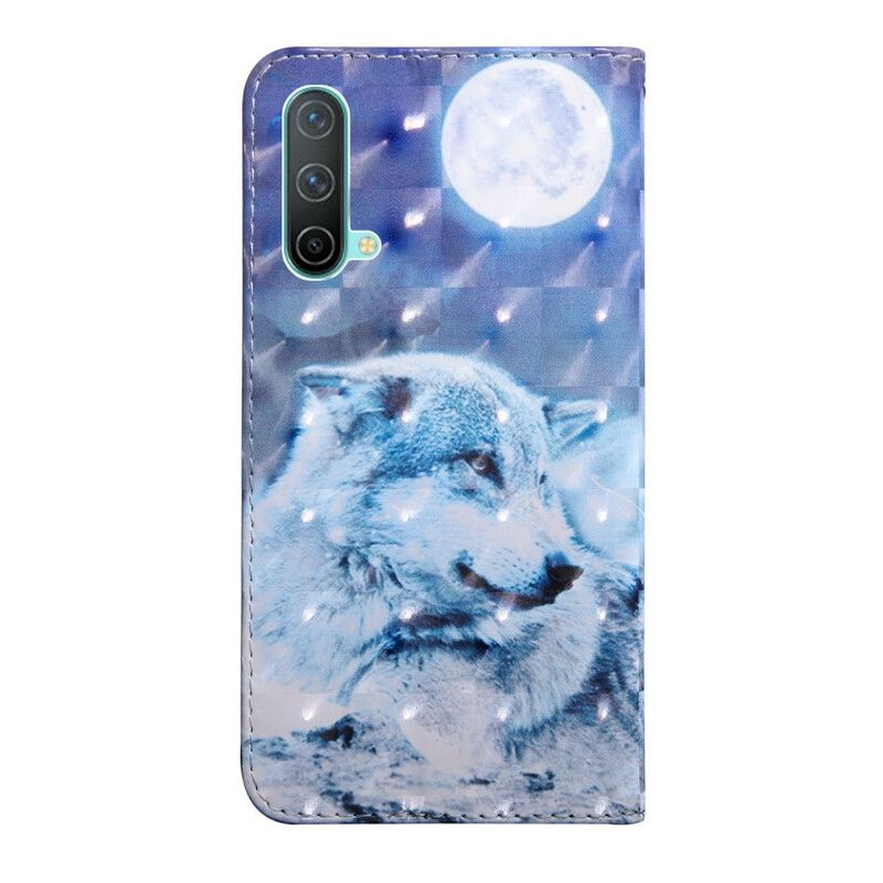 Flip Kotelot Oneplus Nord Ce 5g Moonlight Wolf