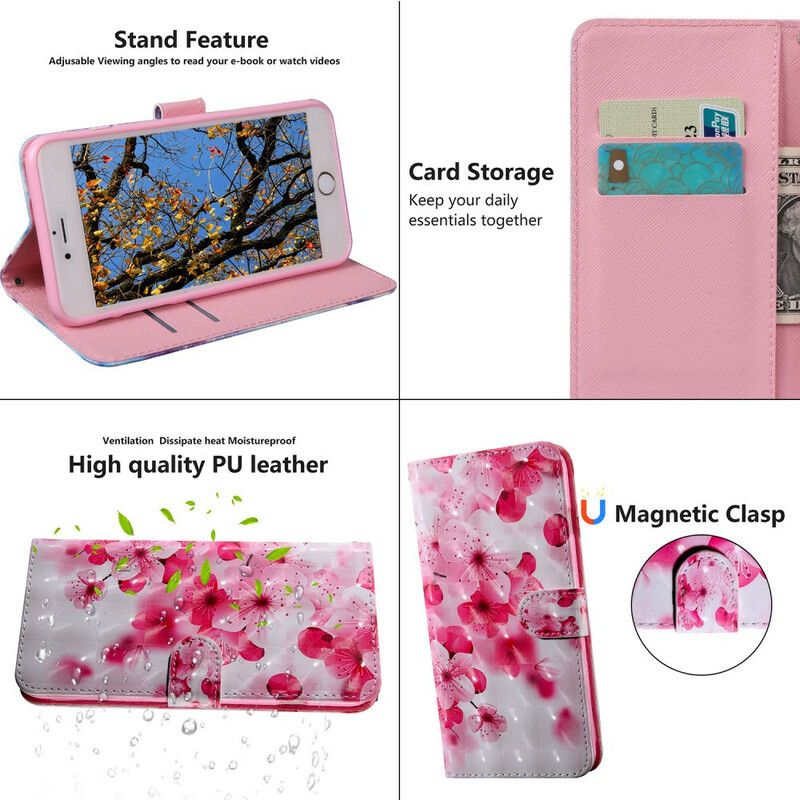 Flip Kotelot Oneplus Nord Ce 5g Pink Flowers