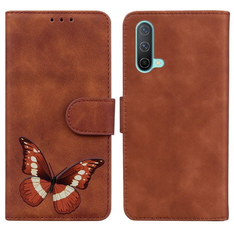 Flip Kotelot Oneplus Nord Ce 5g Skin-touch Butterfly Suojakuori