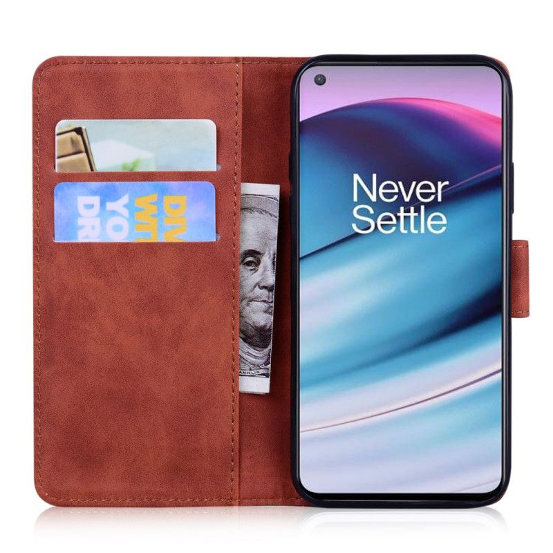 Flip Kotelot Oneplus Nord Ce 5g Skin-touch Butterfly Suojakuori