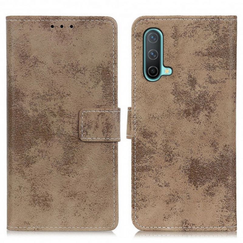 Flip Kotelot Oneplus Nord Ce 5g Vintage Faux Leather