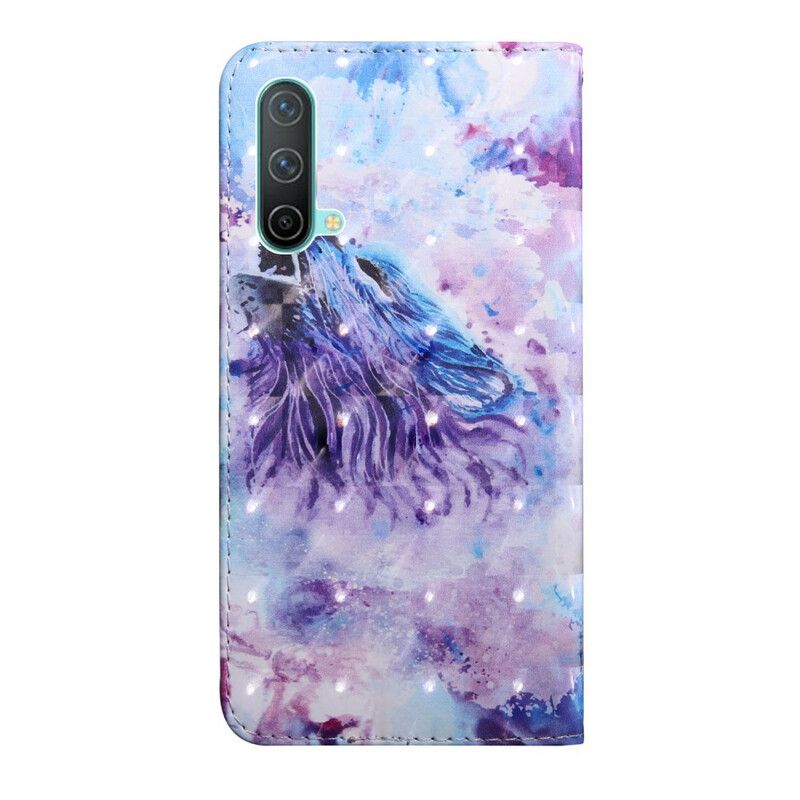 Flip Kotelot Oneplus Nord Ce 5g Wolf Watercolour