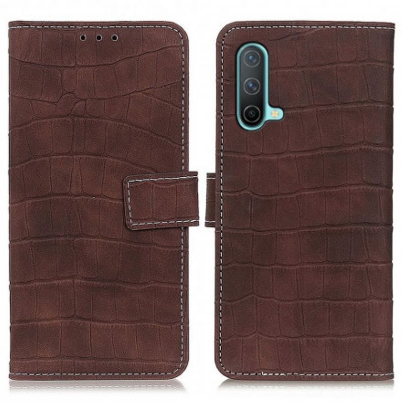 Kotelot Oneplus Nord Ce 5g Puhelinkuoret Vintage Crocodile Skin Style