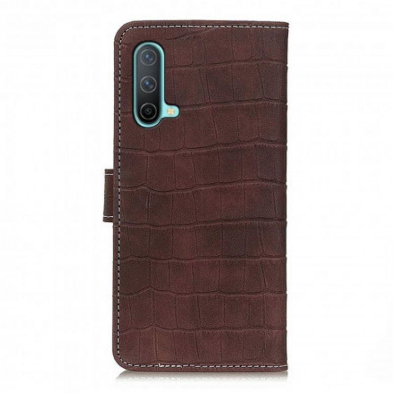 Kotelot Oneplus Nord Ce 5g Puhelinkuoret Vintage Crocodile Skin Style