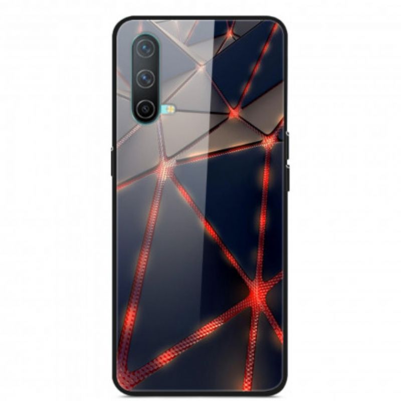 Kuori Case Oneplus Nord Ce 5g Puhelinkuoret Red Rayon Tempered Glass