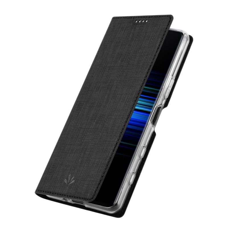 Flip Kotelot Sony Xperia 5 II Harmaa Musta Kuvioitu Vili Dmx Suojakuori